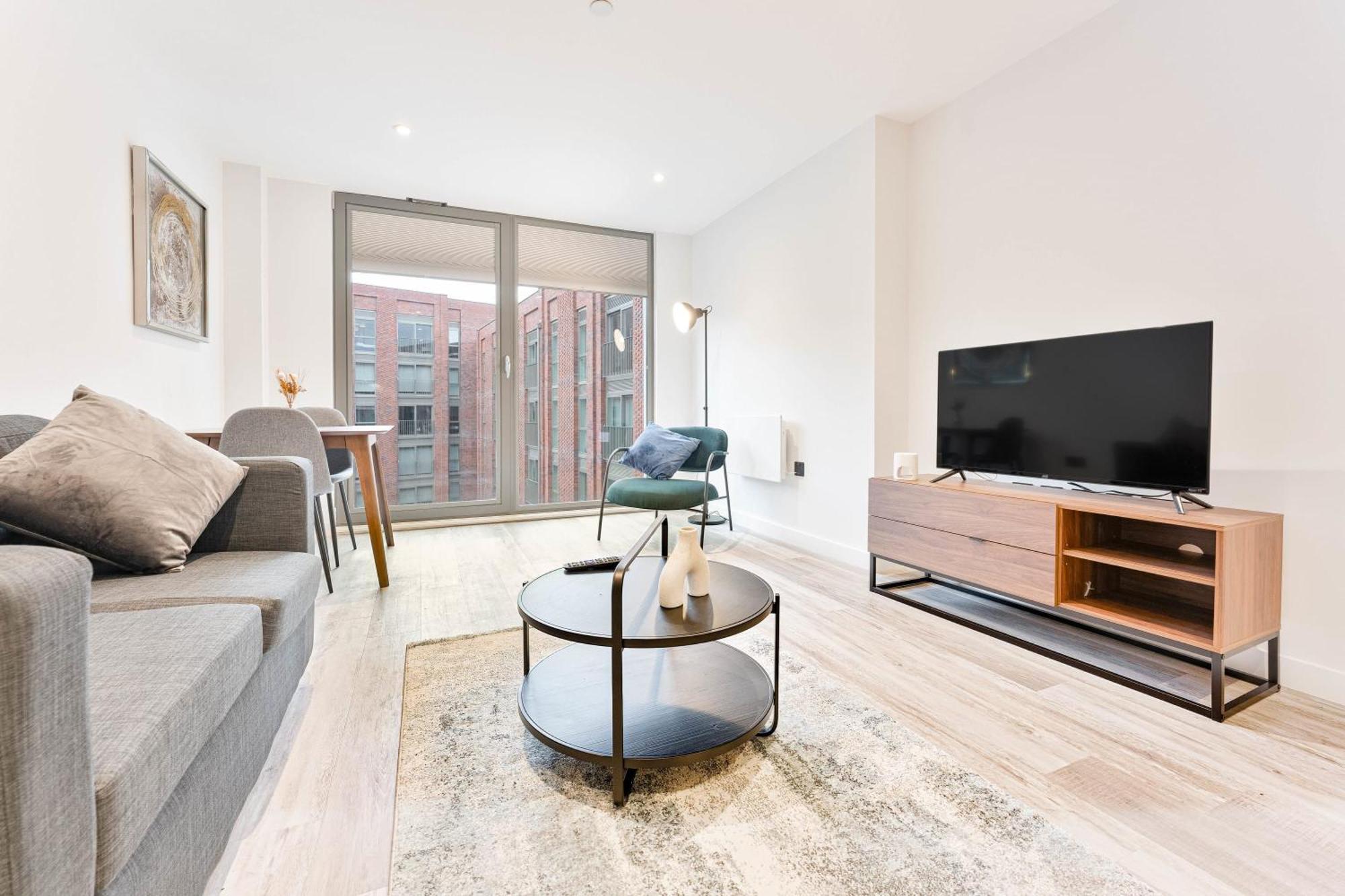 Contemporary Central Birmingham 1 Bed Apartment Exterior photo